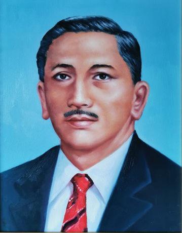 11.1 Portrait Painting of Yusof Bin Ishak by Li Hong Lei