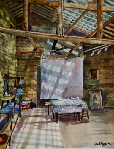 19.1 A little Hut in   Chengdu China by Tay Hock Leong $1200
