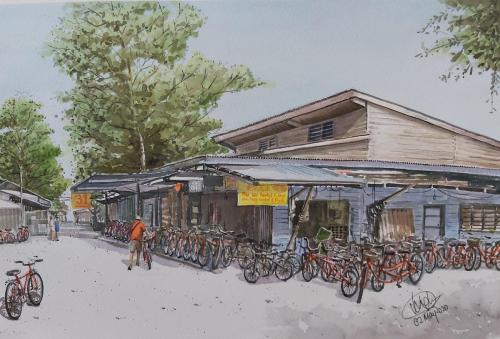 24.1 Bicycle rental on Pulau Ubin by Wong Yau $1200